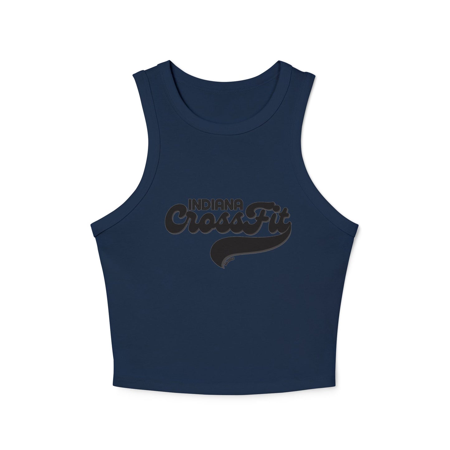 Indiana CrossFit Women's Micro Rib Racer Tank Top - Stylish Activewear