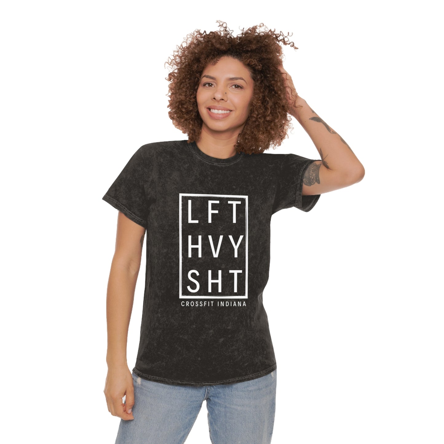 Lift Heavy Mineral Wash T-Shirt