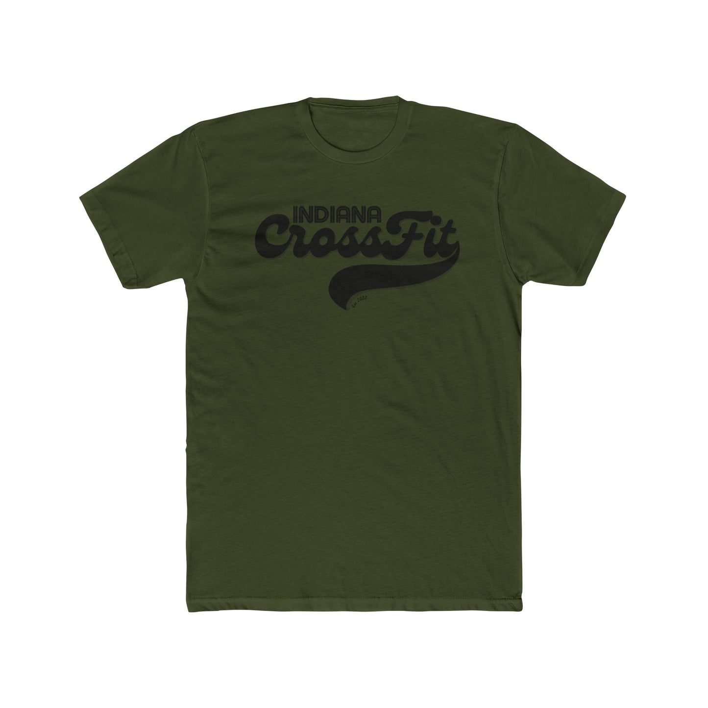 Indiana CrossFit Unisex Cotton Crew Tee - Perfect for Fitness Enthusiasts