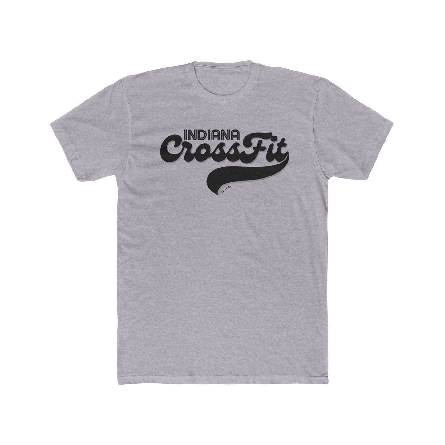 Indiana CrossFit Unisex Cotton Crew Tee - Perfect for Fitness Enthusiasts