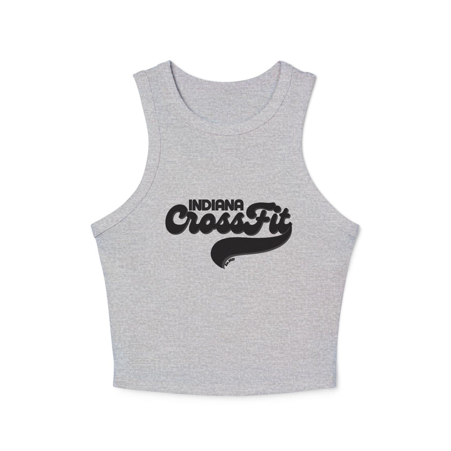 Indiana CrossFit Women's Micro Rib Racer Tank Top - Stylish Activewear