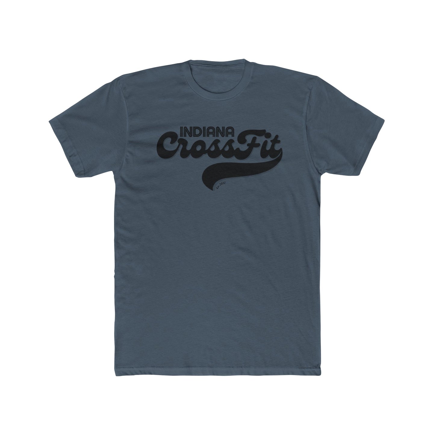 Indiana CrossFit Unisex Cotton Crew Tee - Perfect for Fitness Enthusiasts