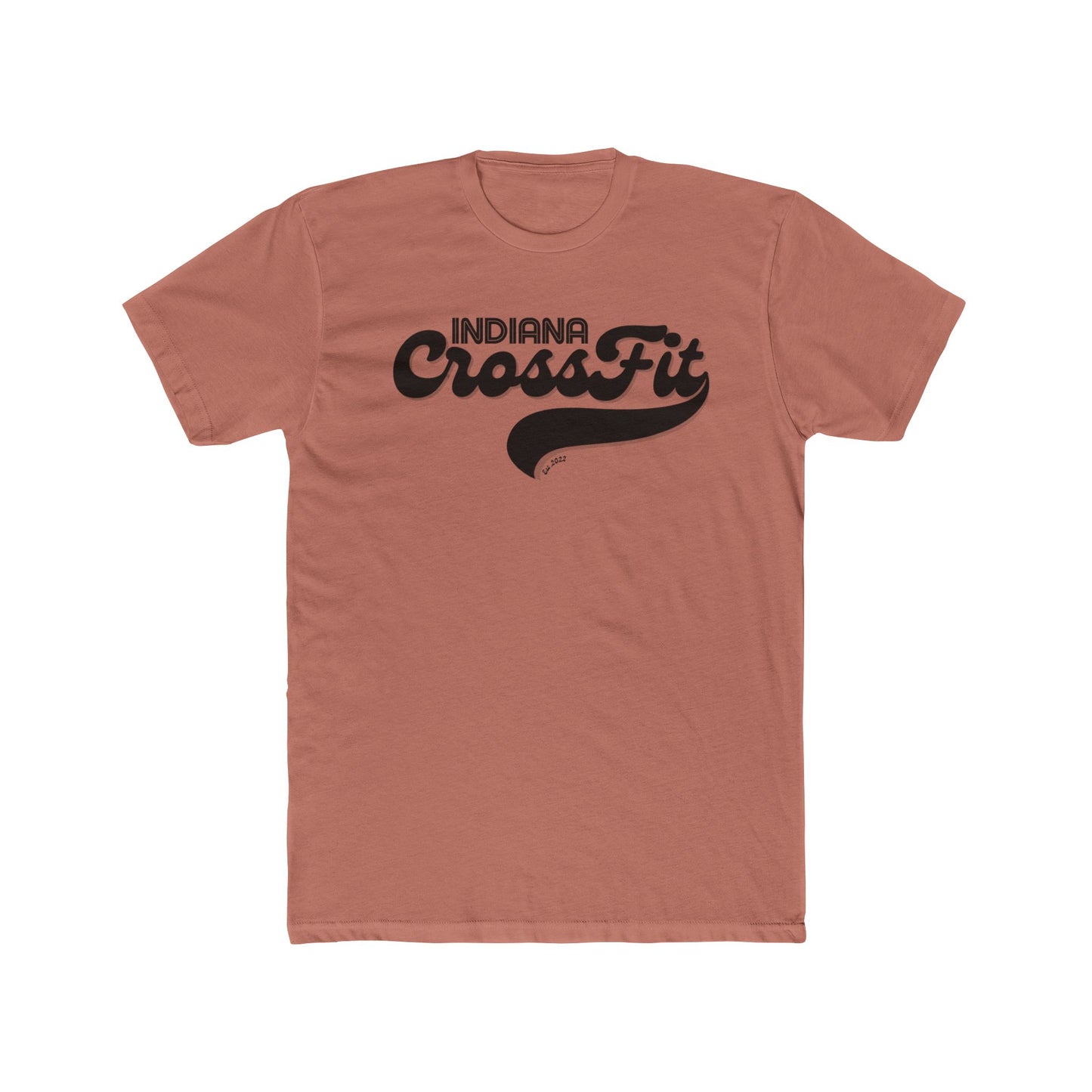 Indiana CrossFit Unisex Cotton Crew Tee - Perfect for Fitness Enthusiasts