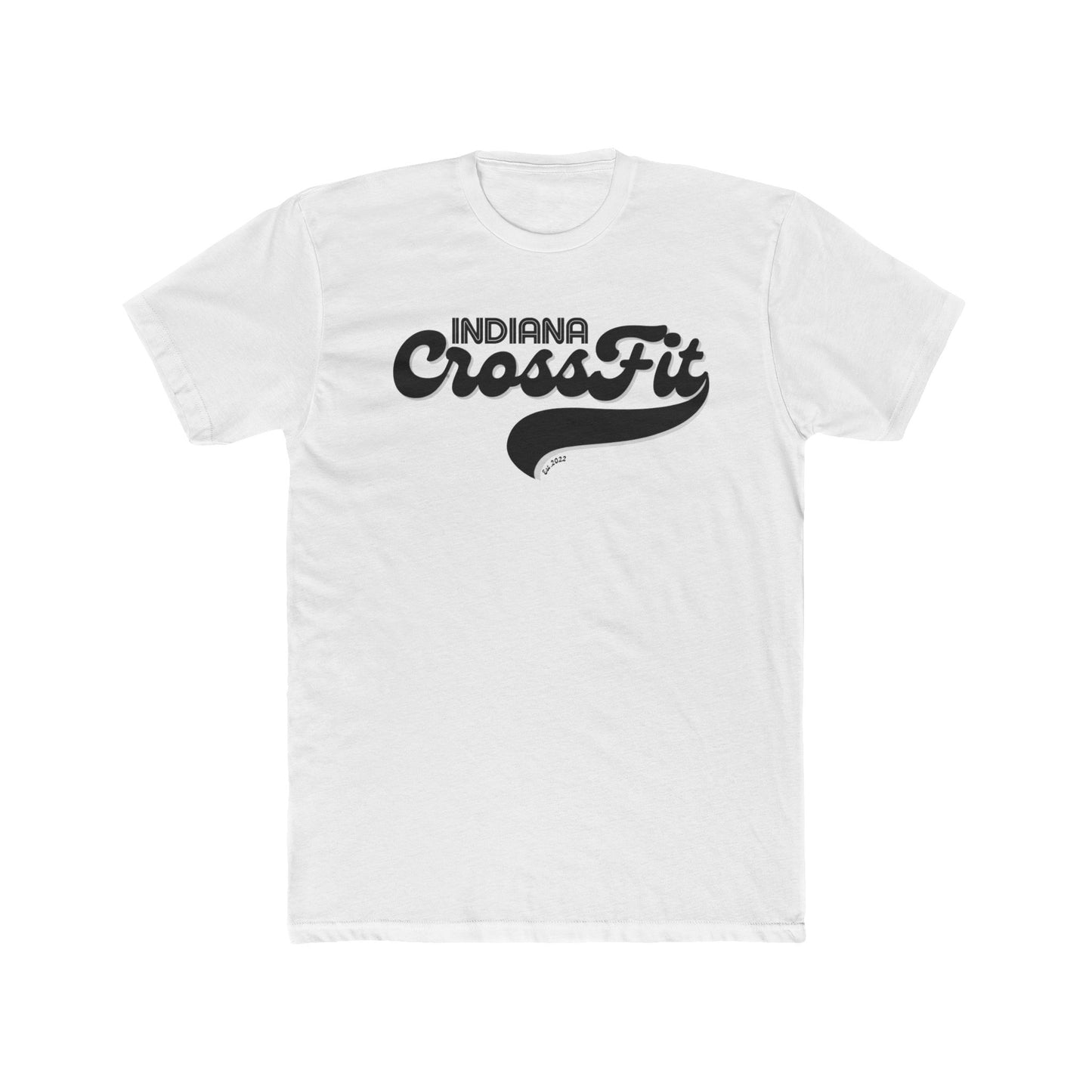 Indiana CrossFit Unisex Cotton Crew Tee - Perfect for Fitness Enthusiasts