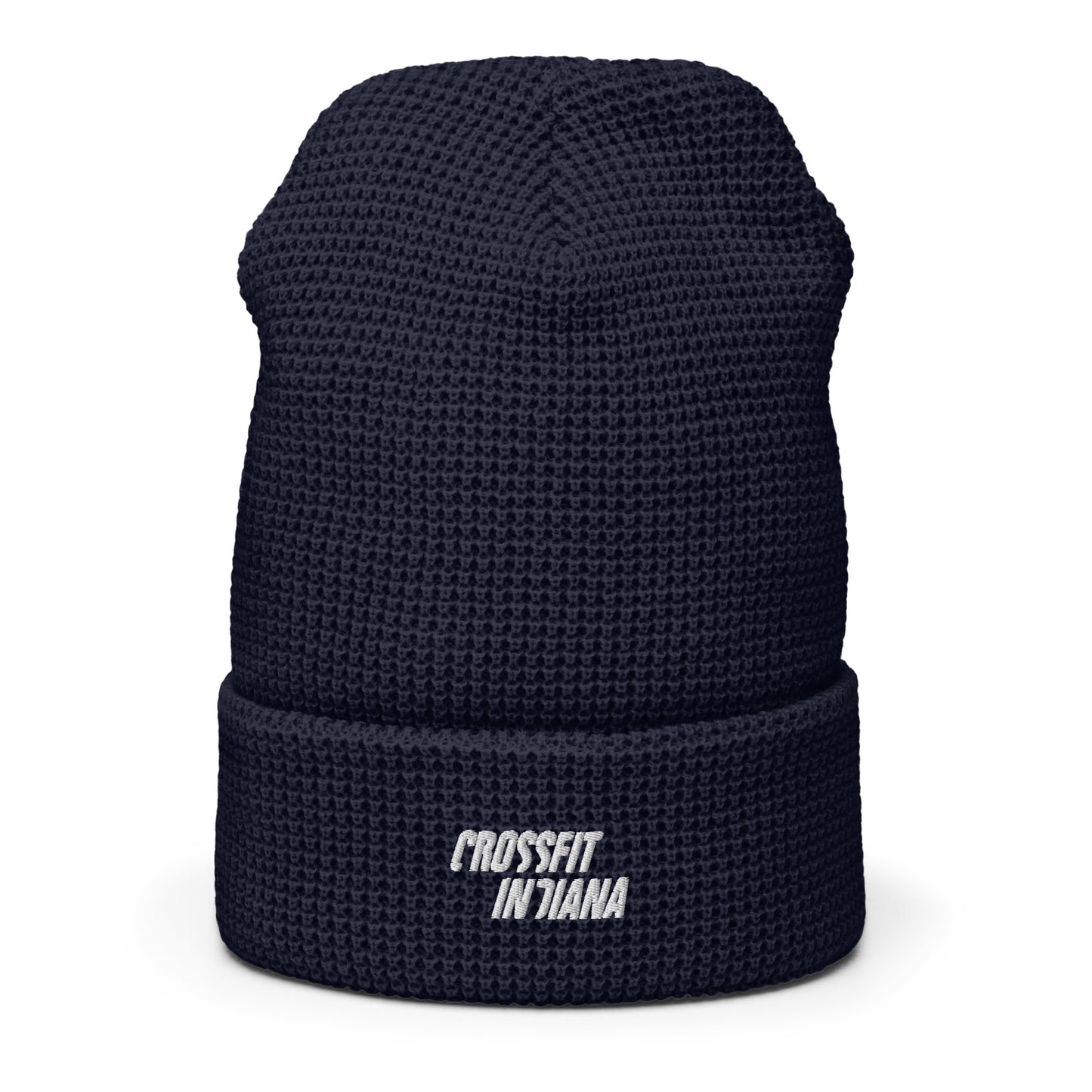 Embroidered Waffle beanie
