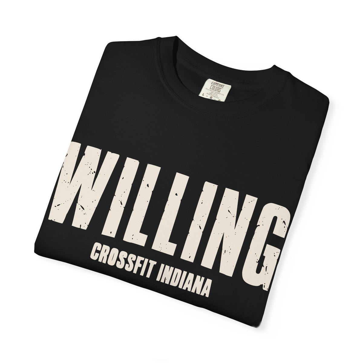 Willing To Work Faded Graphic T‑Shirt