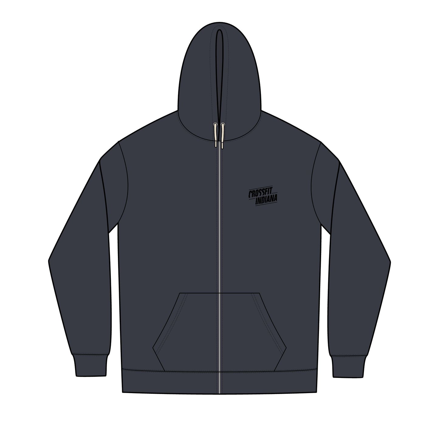 Copy of 'Routine Is The Enemy' Men's Full-Zip Hoodie