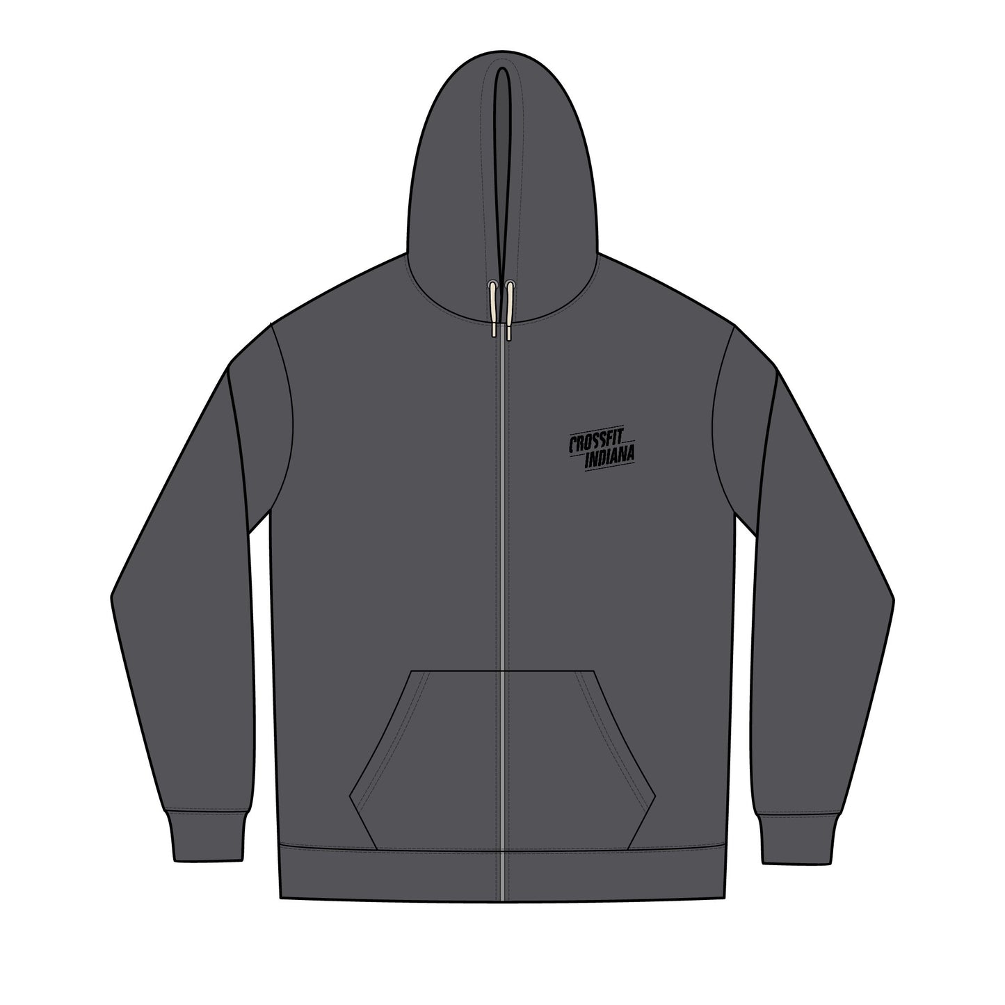 Copy of 'Routine Is The Enemy' Men's Full-Zip Hoodie