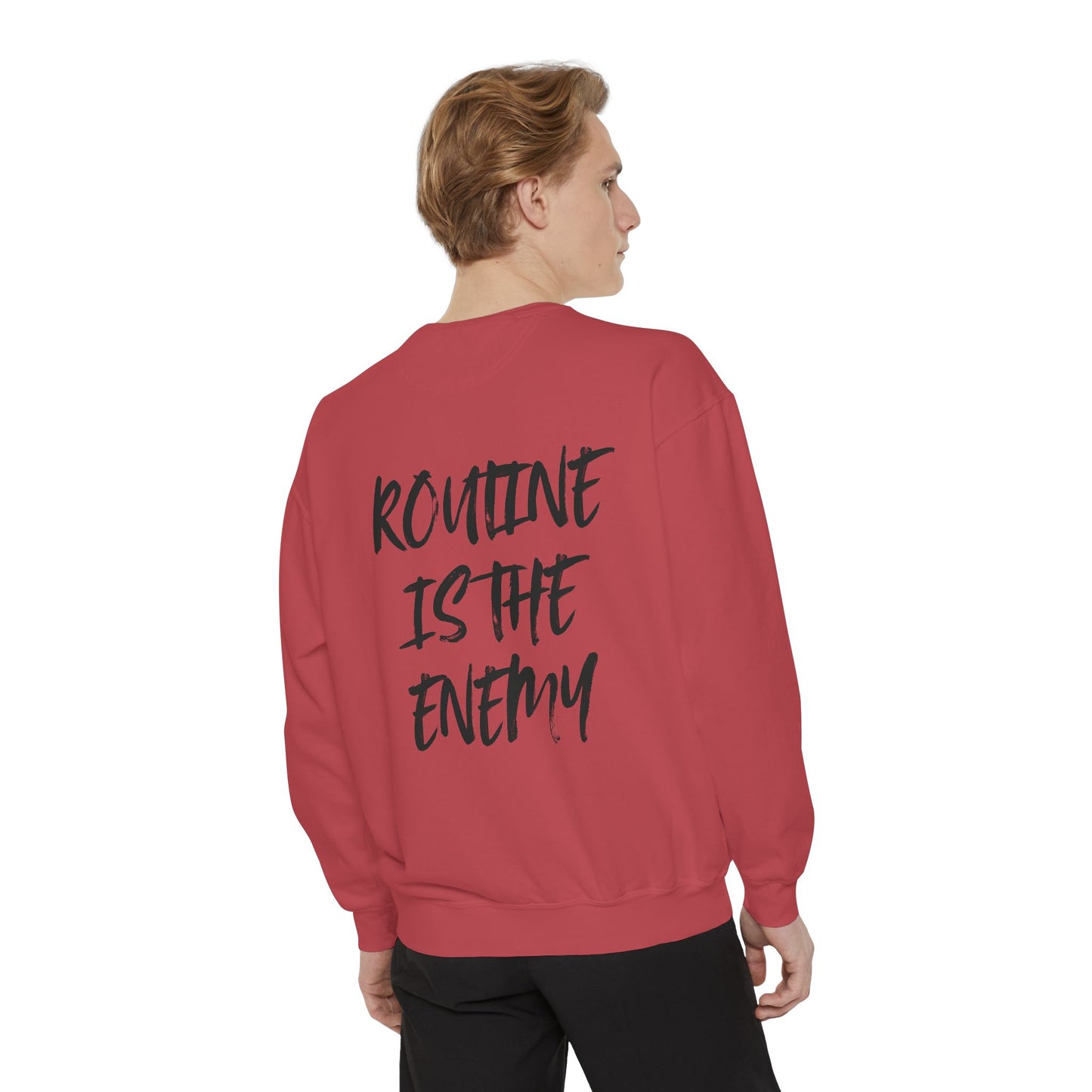 Routine Is The Enemy Unisex Sweatshirt