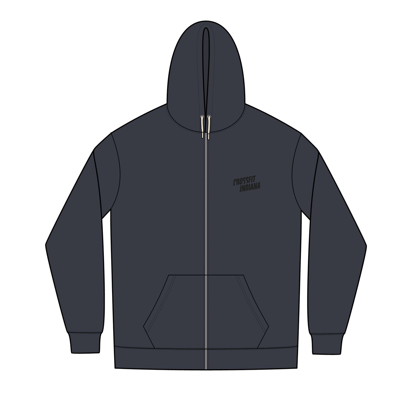 'Routine Is The Enemy' Men's Full-Zip Hoodie