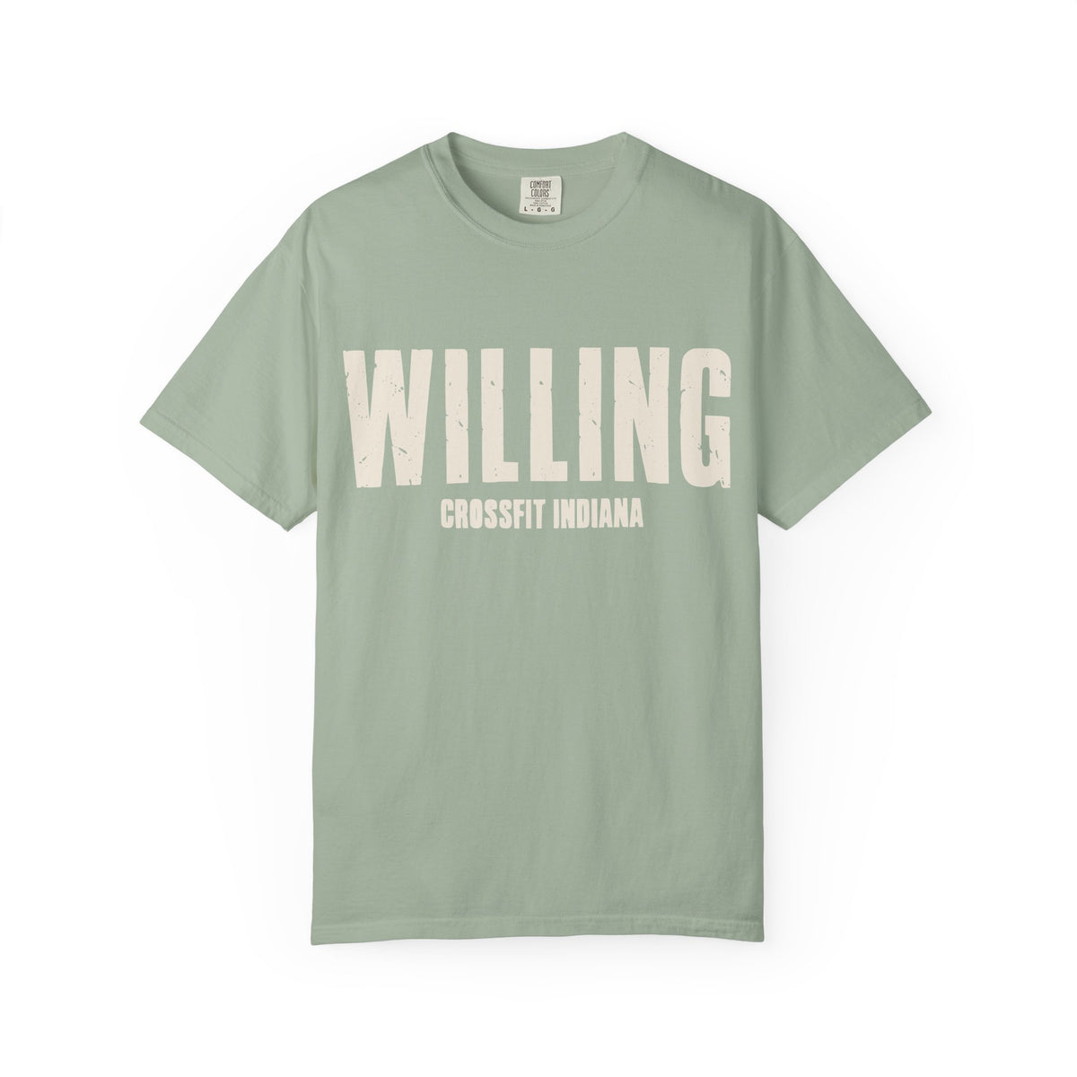 Willing To Work Faded Graphic T‑Shirt