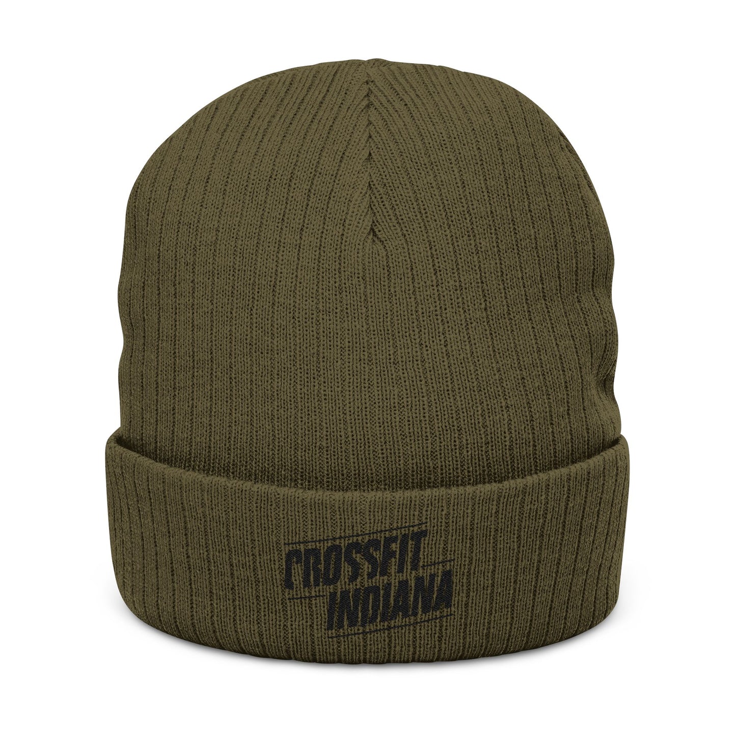 CrossFit Indiana Embroidered Ribbed Knit Beanie