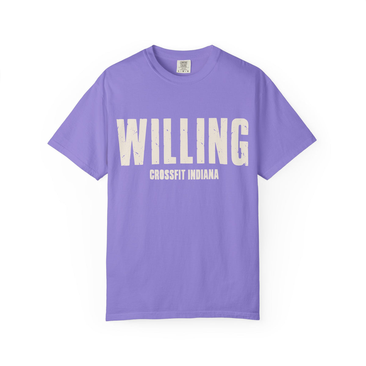 Willing To Work Faded Graphic T‑Shirt