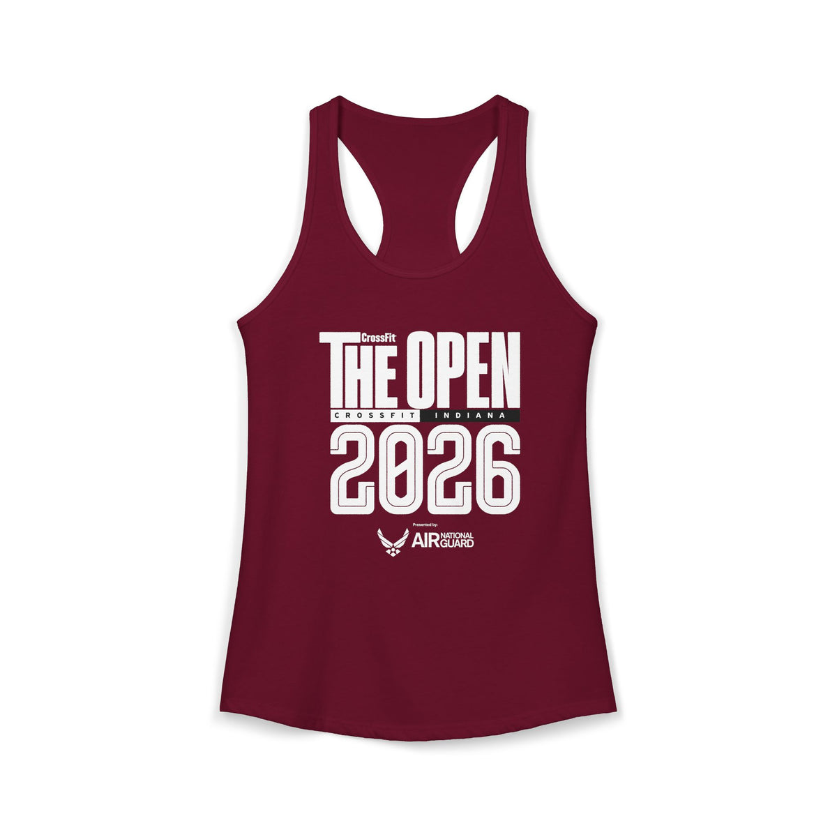 2026 Open Racerback Tank