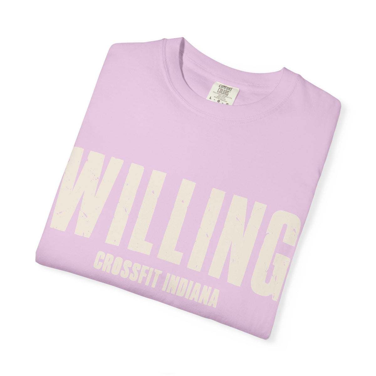 Willing To Work Faded Graphic T‑Shirt