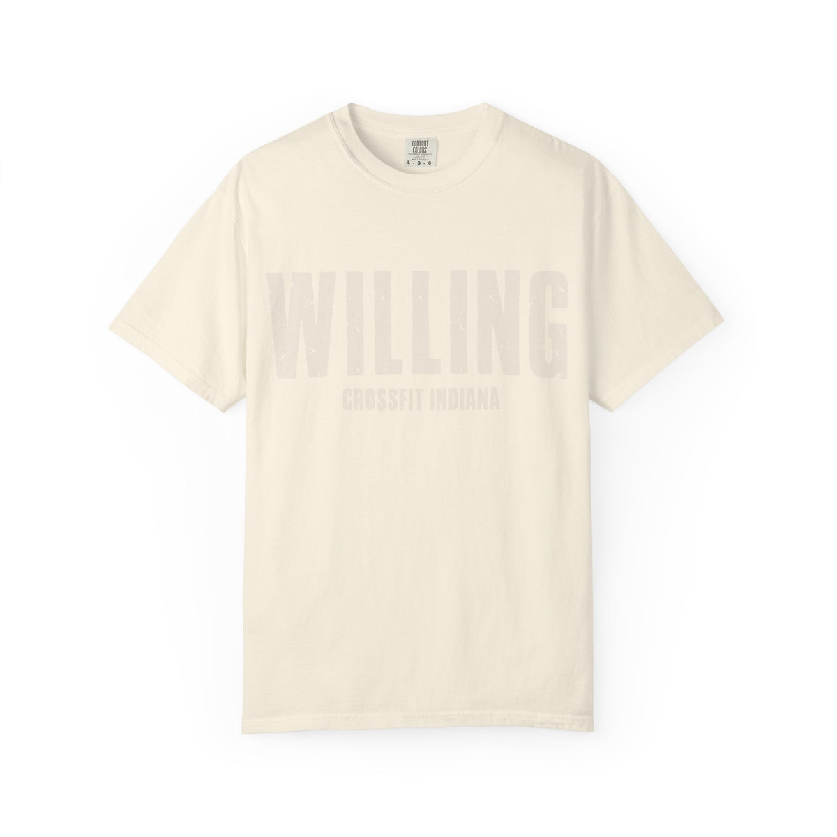 Willing To Work Faded Graphic T‑Shirt