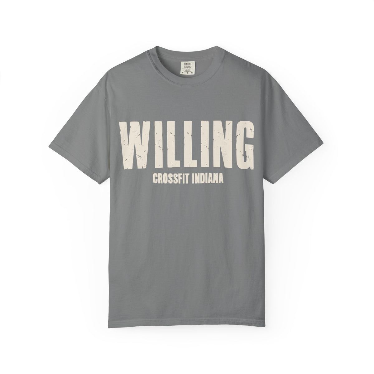 Willing To Work Faded Graphic T‑Shirt