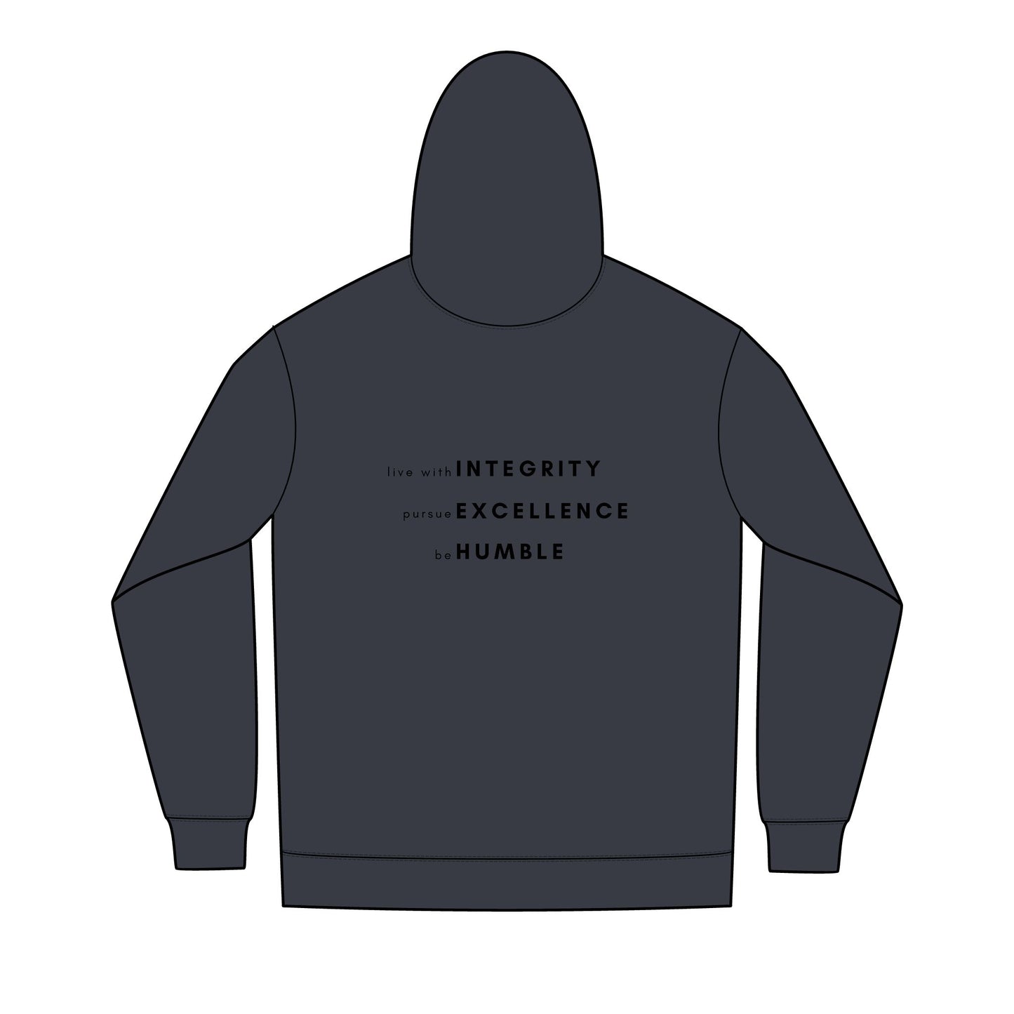 Copy of 'Routine Is The Enemy' Men's Full-Zip Hoodie