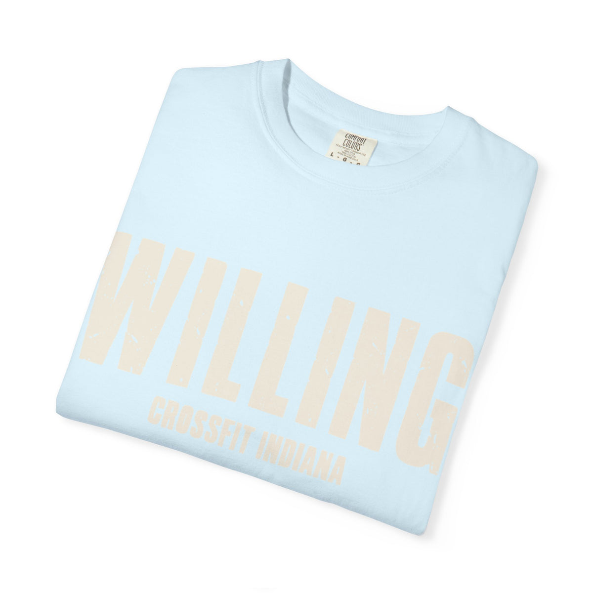 Willing To Work Faded Graphic T‑Shirt