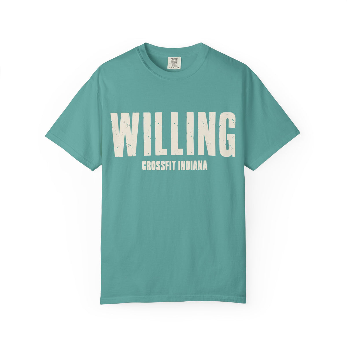 Willing To Work Faded Graphic T‑Shirt