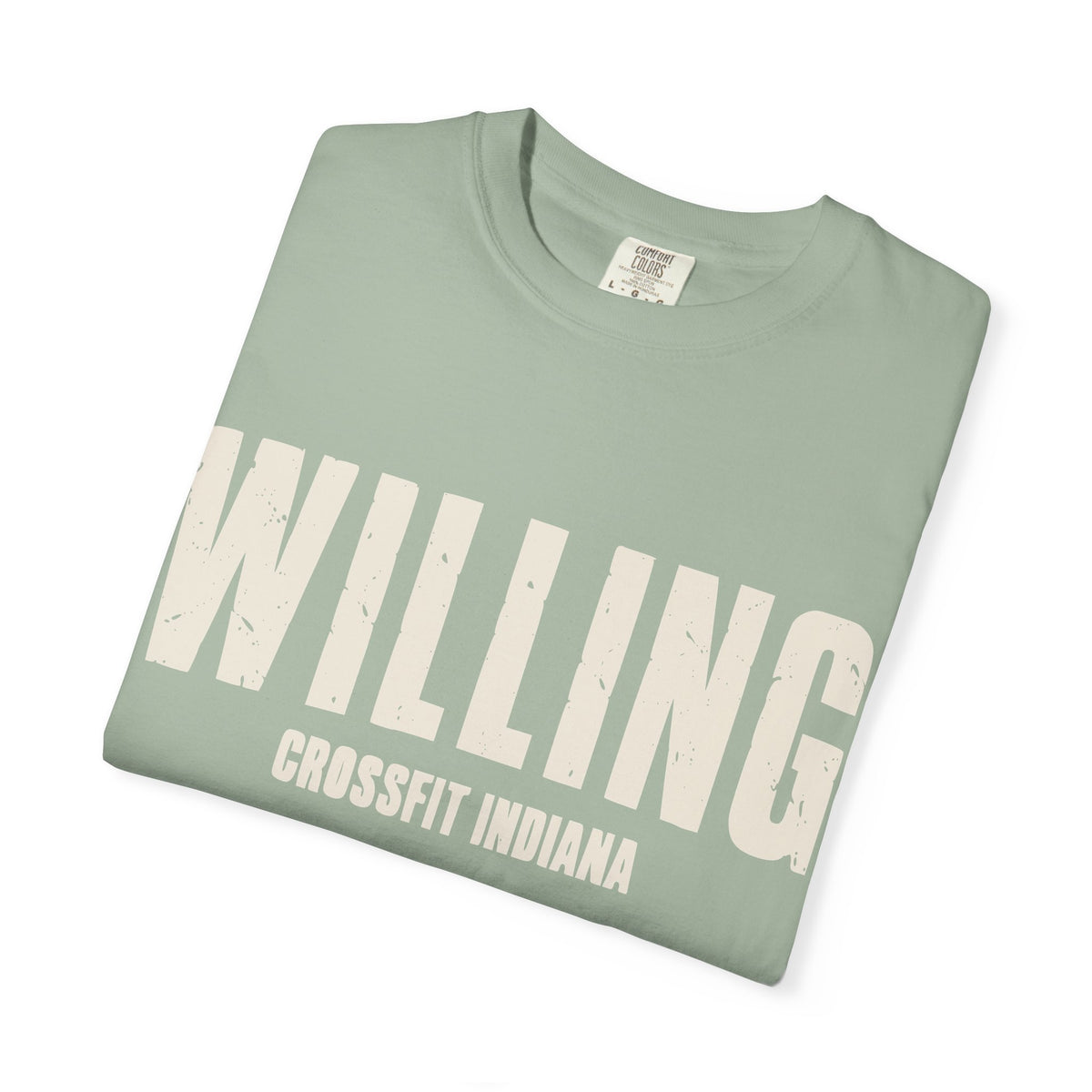 Willing To Work Faded Graphic T‑Shirt