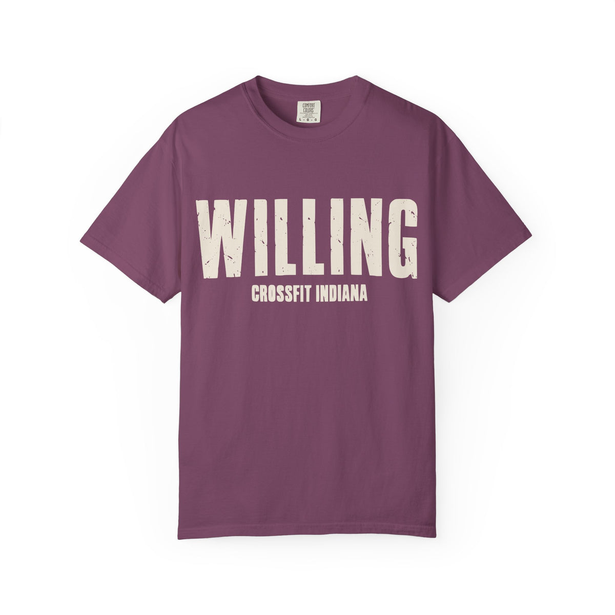 Willing To Work Faded Graphic T‑Shirt