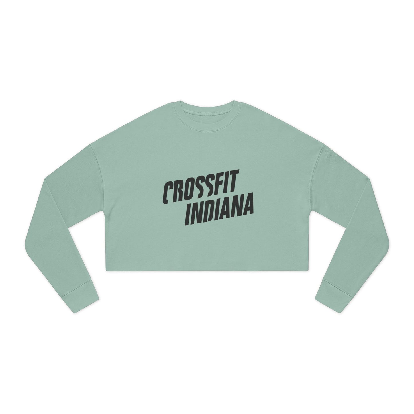 “Routine Is The Enemy” Cropped Sweatshirt – Women's Fitness Top