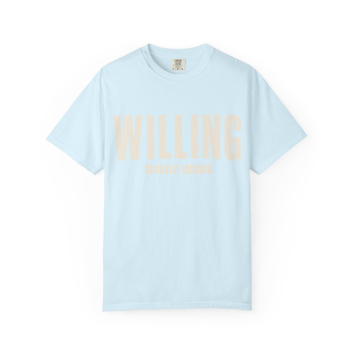 Willing To Work Faded Graphic T‑Shirt