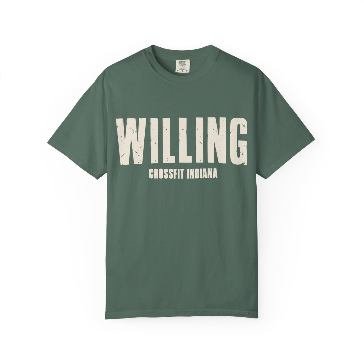 Willing To Work Faded Graphic T‑Shirt