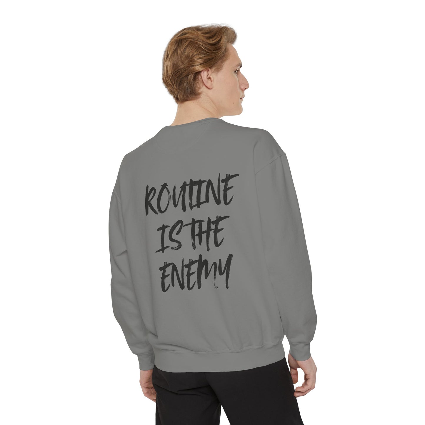 Routine Is The Enemy Unisex Sweatshirt