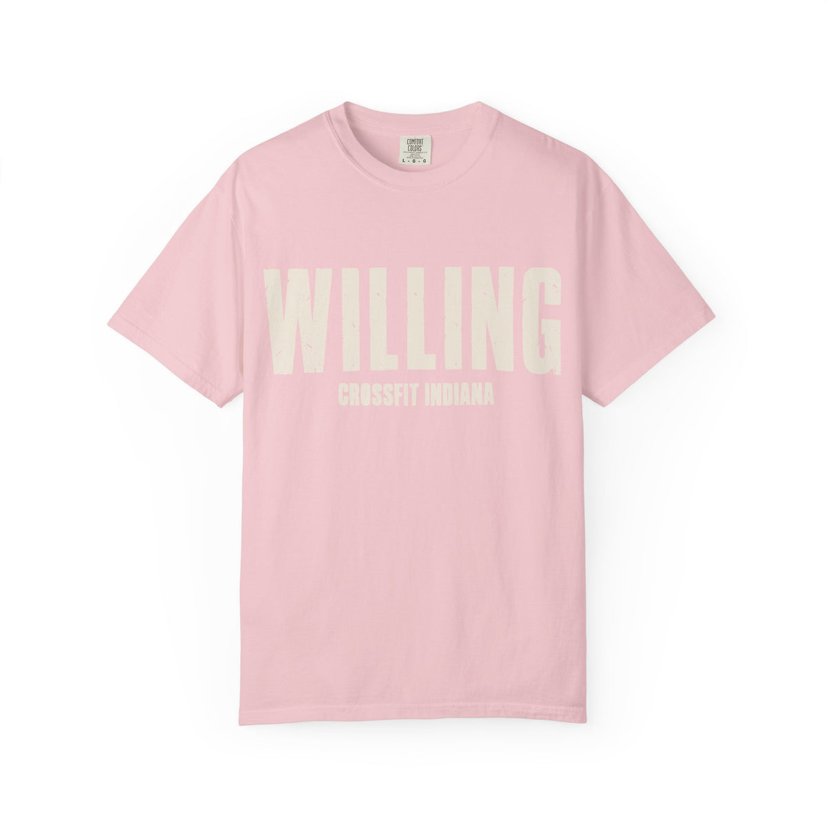 Willing To Work Faded Graphic T‑Shirt