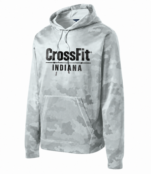 CrossFit Indiana Camo Hex Fleece Hoodie