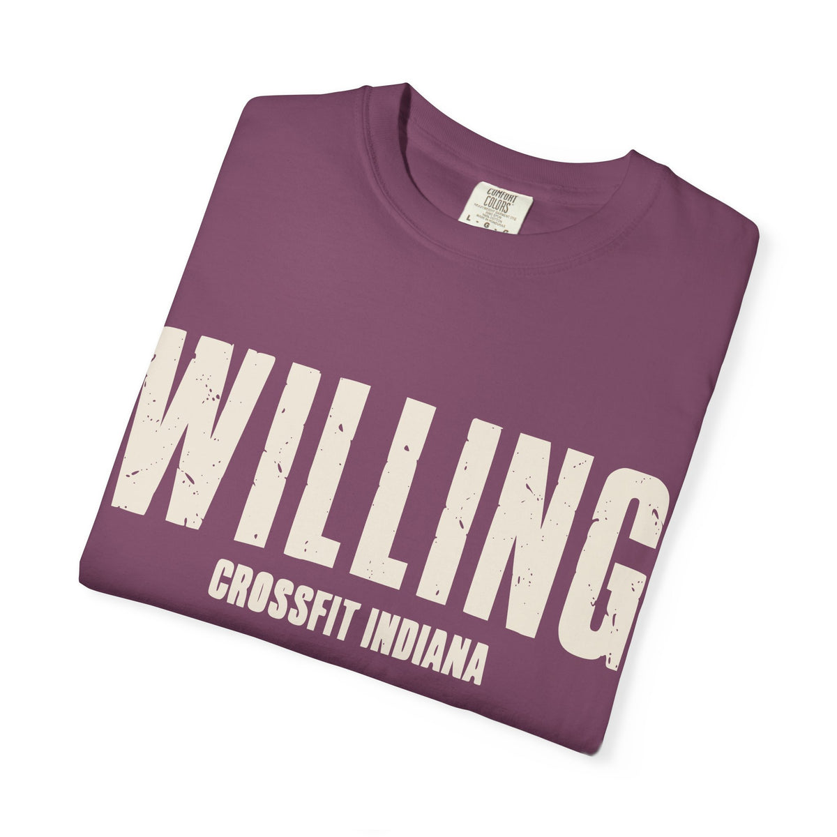 Willing To Work Faded Graphic T‑Shirt