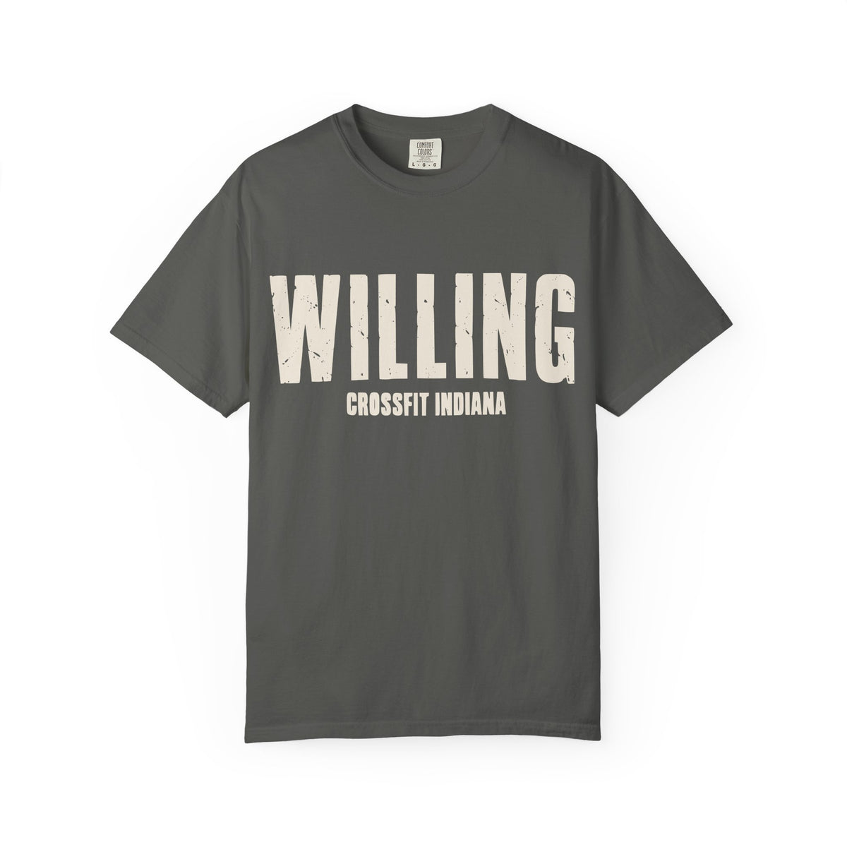 Willing To Work Faded Graphic T‑Shirt