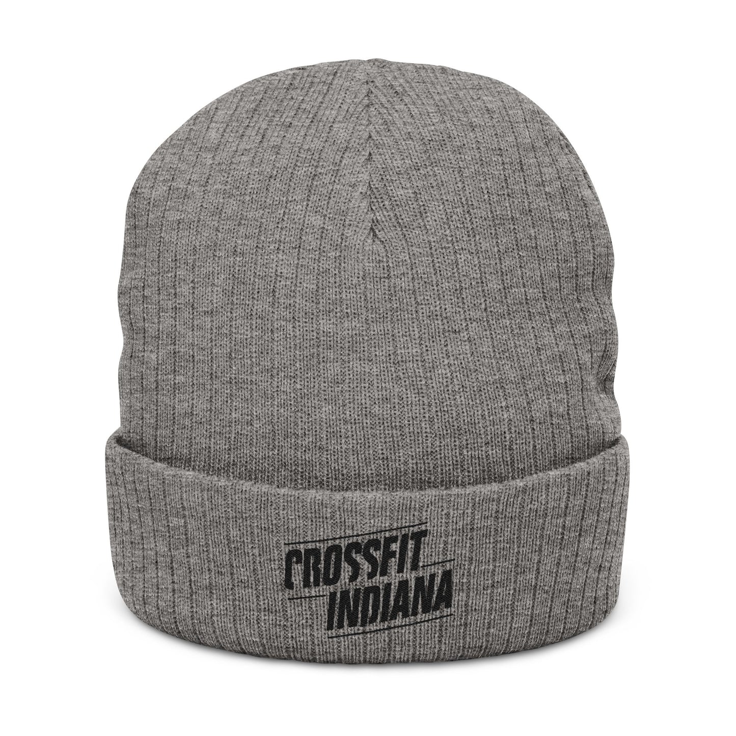 CrossFit Indiana Embroidered Ribbed Knit Beanie