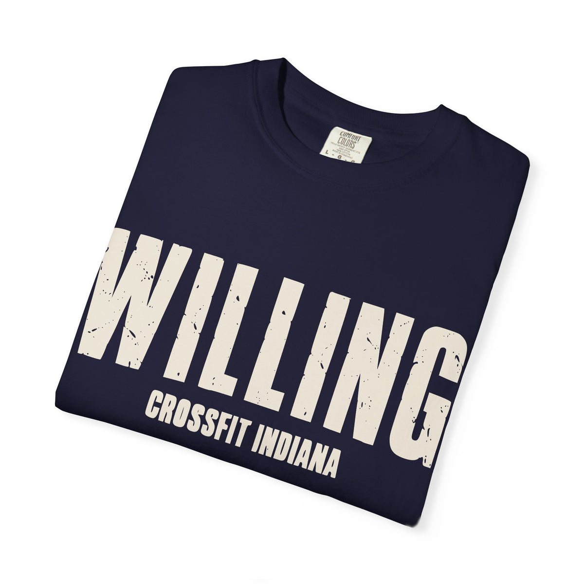 Willing To Work Faded Graphic T‑Shirt
