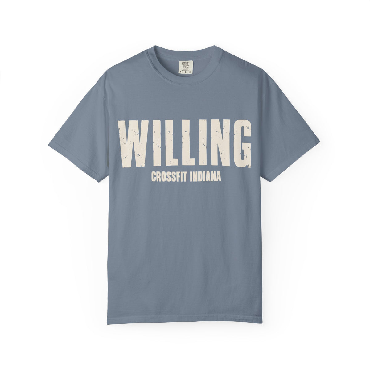 Willing To Work Faded Graphic T‑Shirt