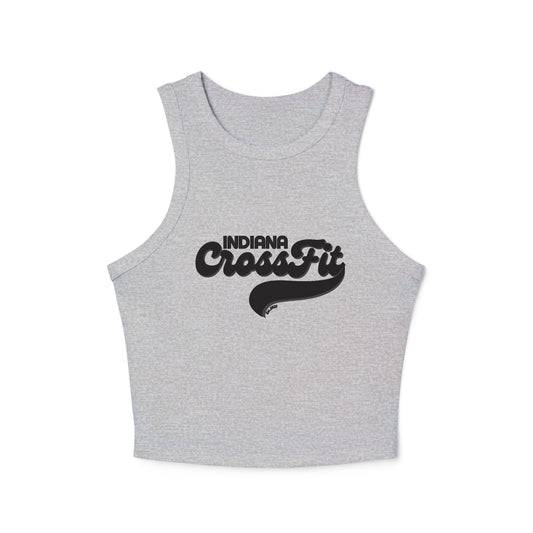 Indiana CrossFit Women's Micro Rib Racer Tank Top - Stylish Activewear