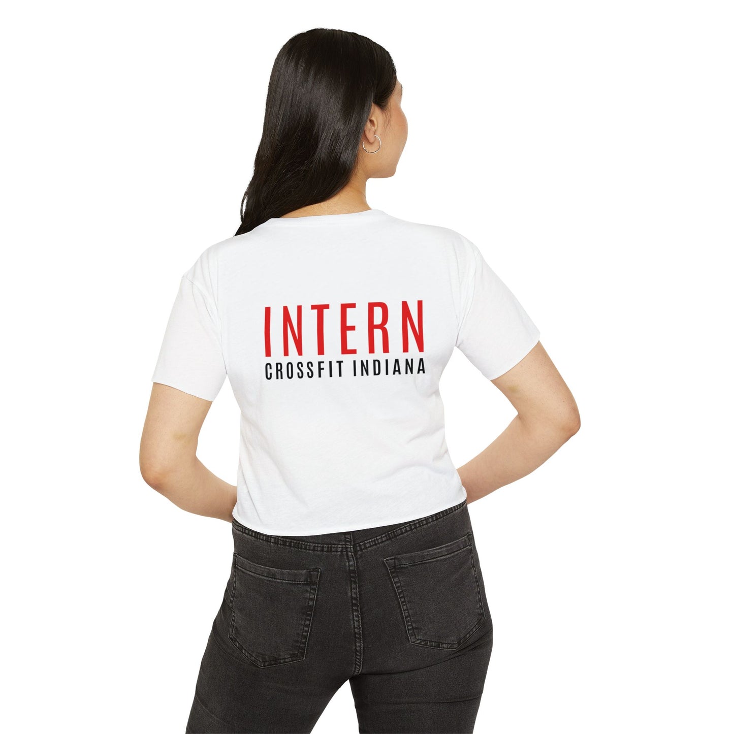 Intern Crop Top — CrossFit Indiana Festival Tee