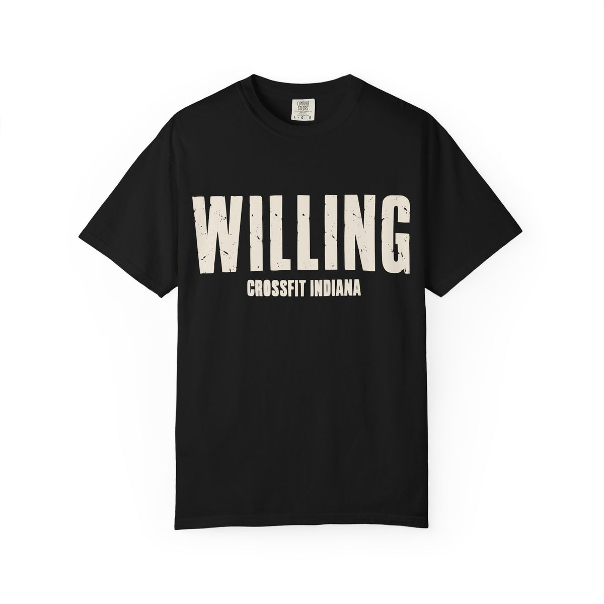 Willing To Work Faded Graphic T‑Shirt