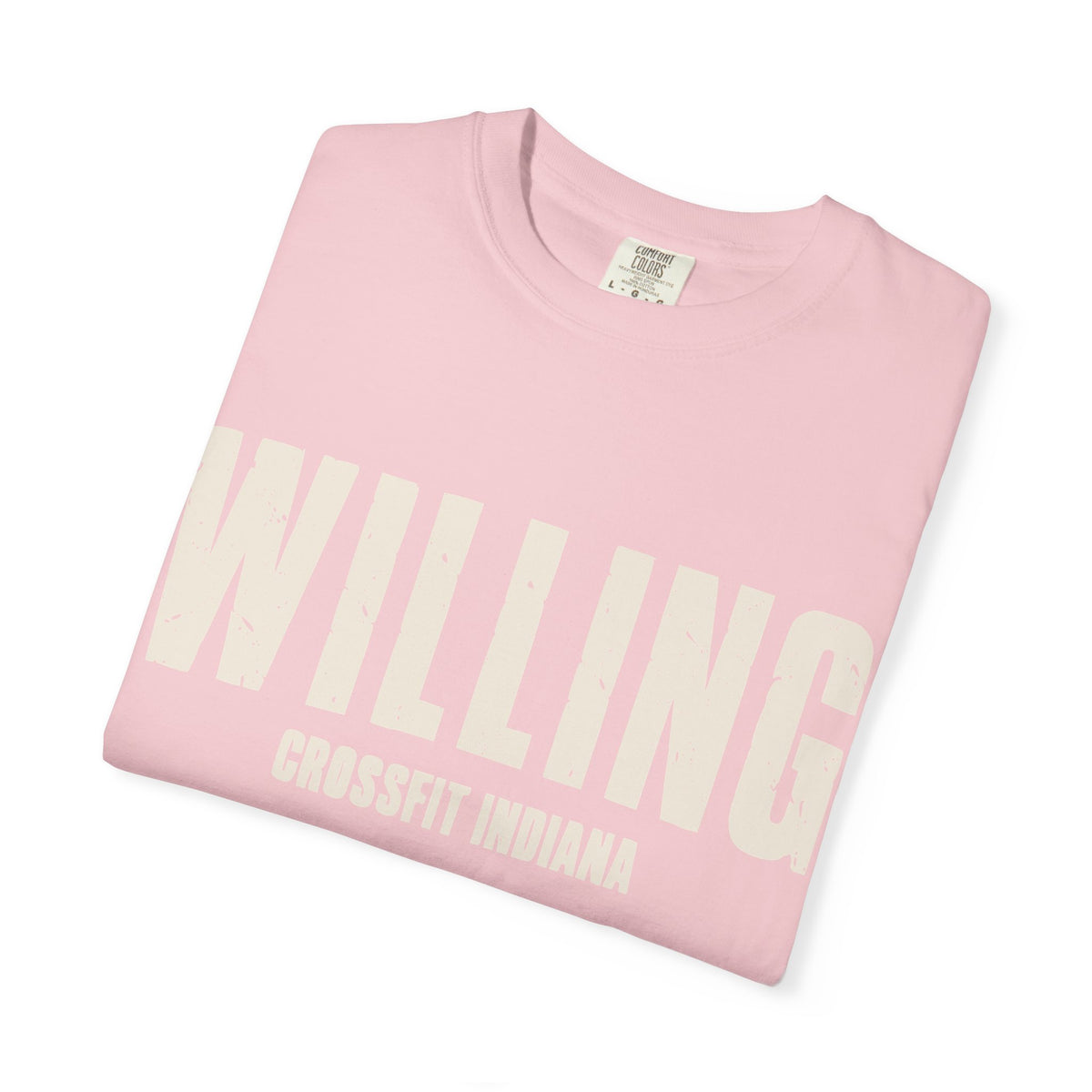 Willing To Work Faded Graphic T‑Shirt