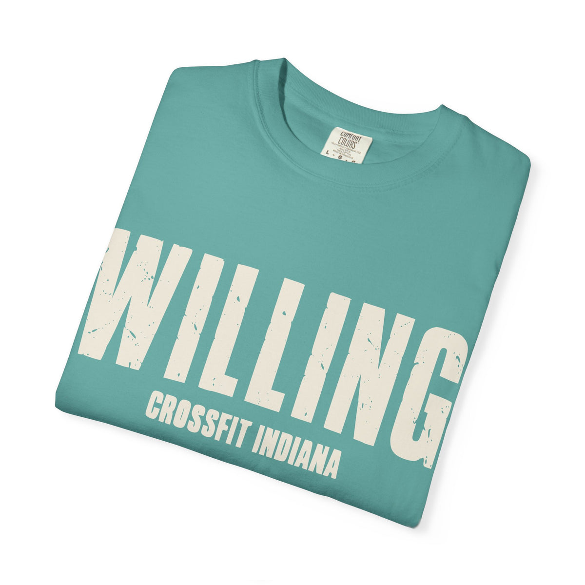 Willing To Work Faded Graphic T‑Shirt