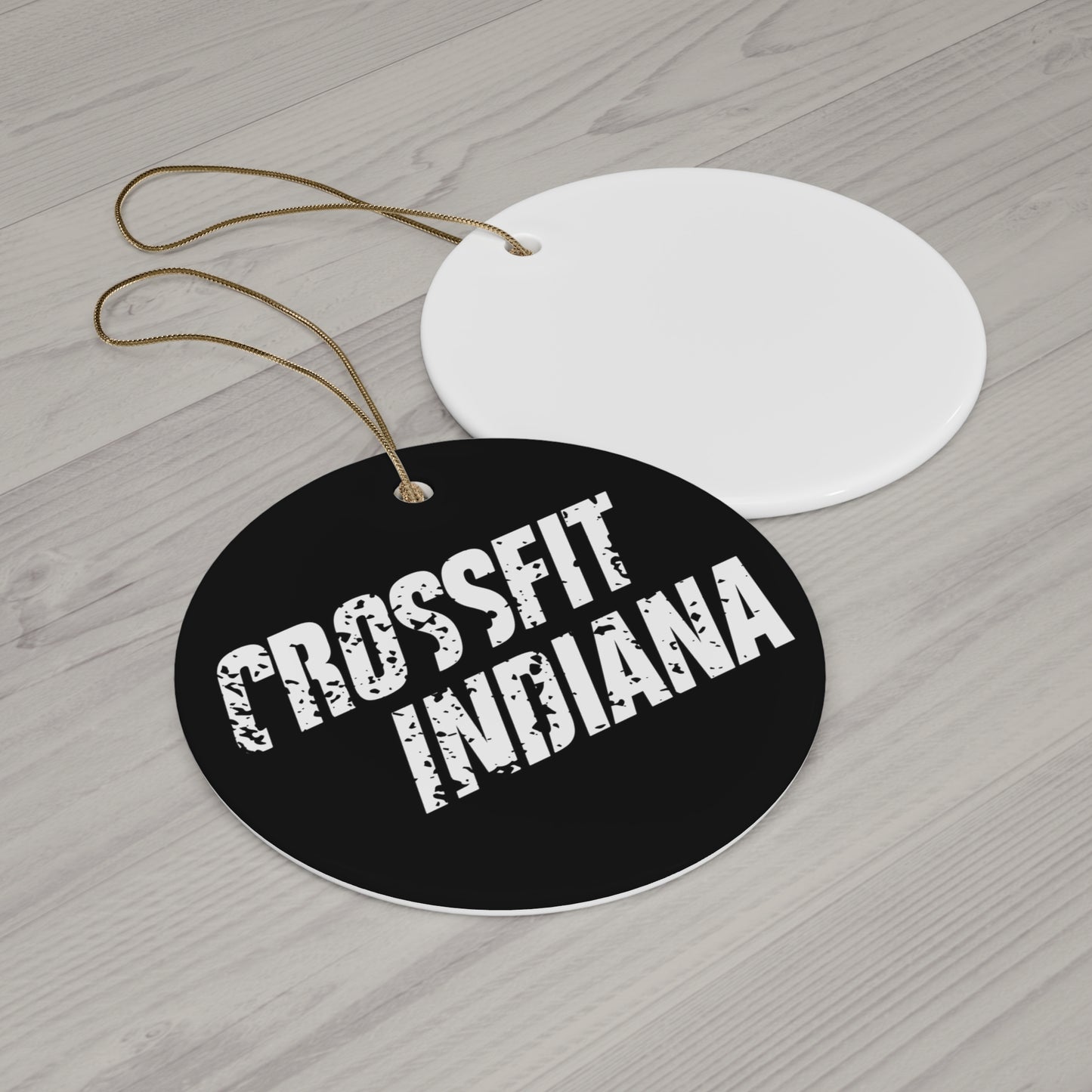 CrossFit Indiana Ceramic Ornament - Perfect for Fitness Enthusiasts
