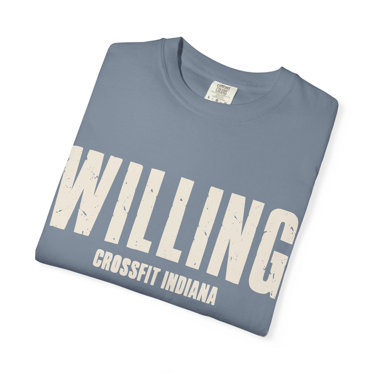 Willing To Work Faded Graphic T‑Shirt