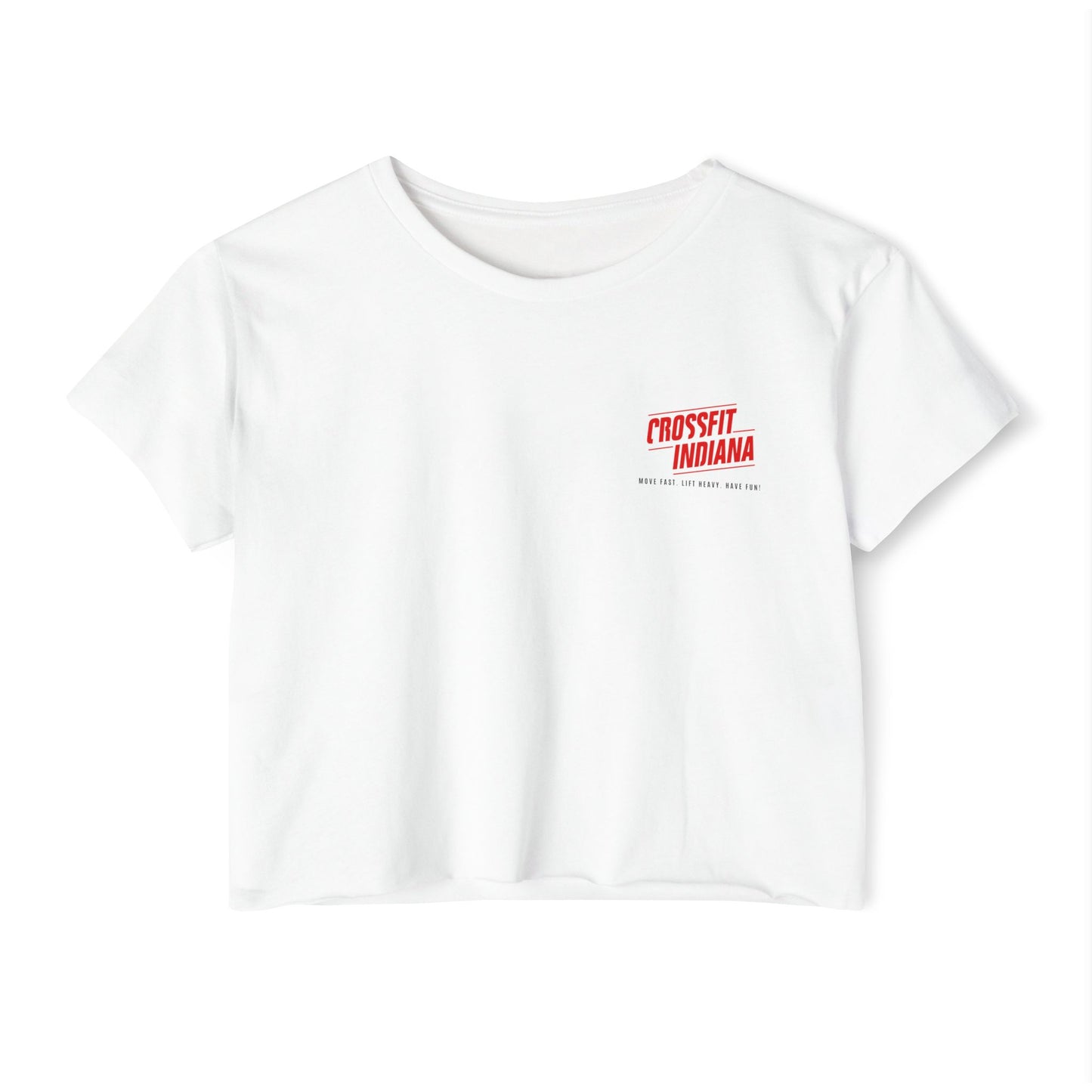 Intern Crop Top — CrossFit Indiana Festival Tee