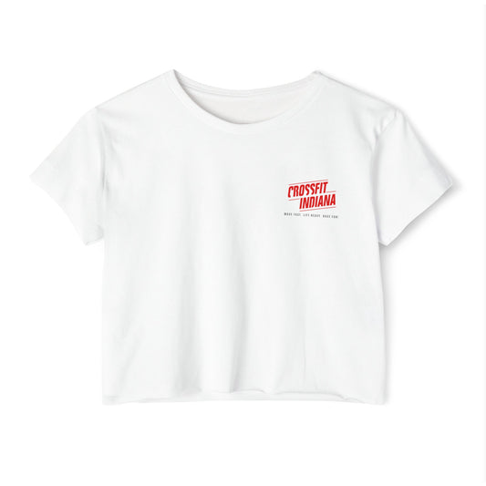 Intern Crop Top — CrossFit Indiana Festival Tee