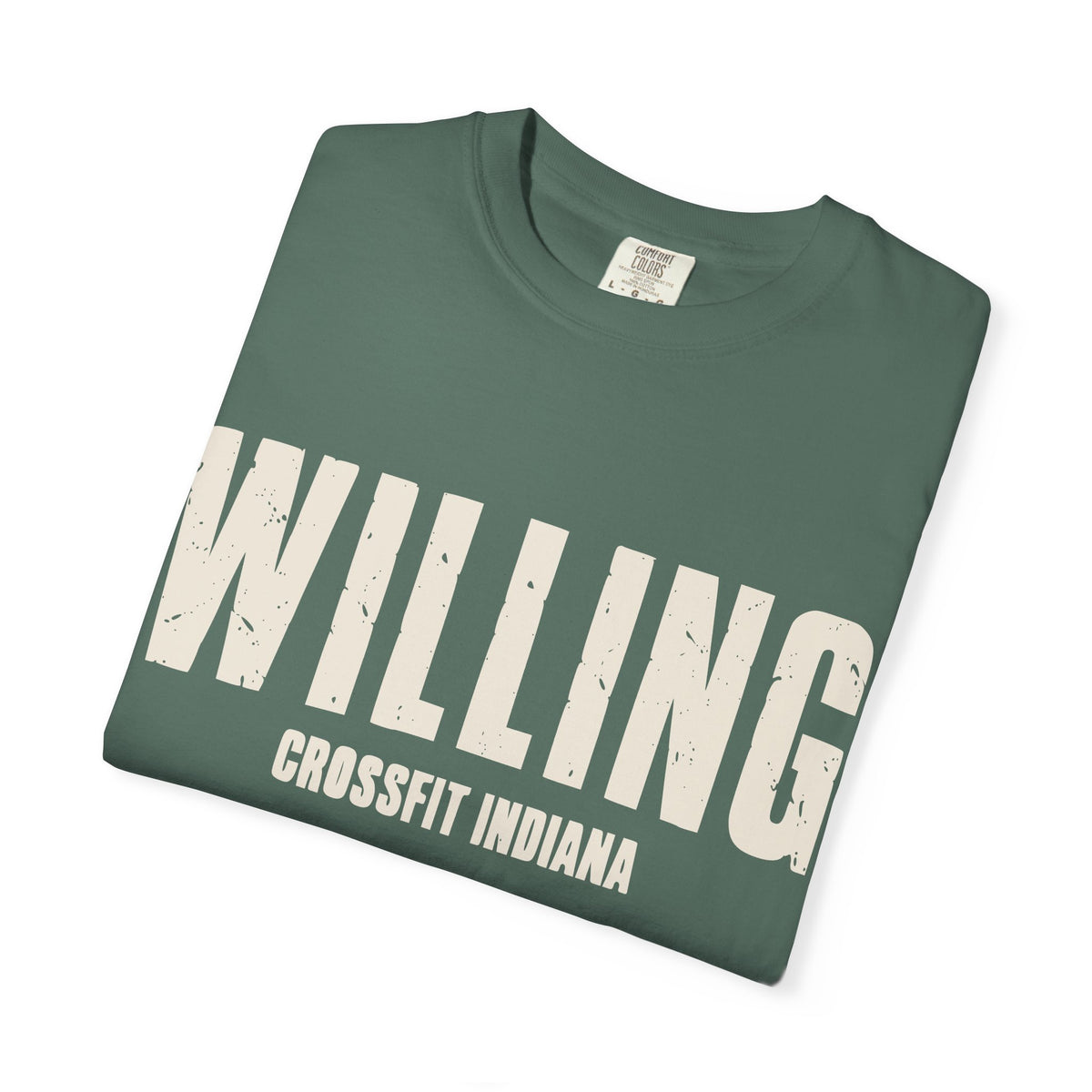 Willing To Work Faded Graphic T‑Shirt