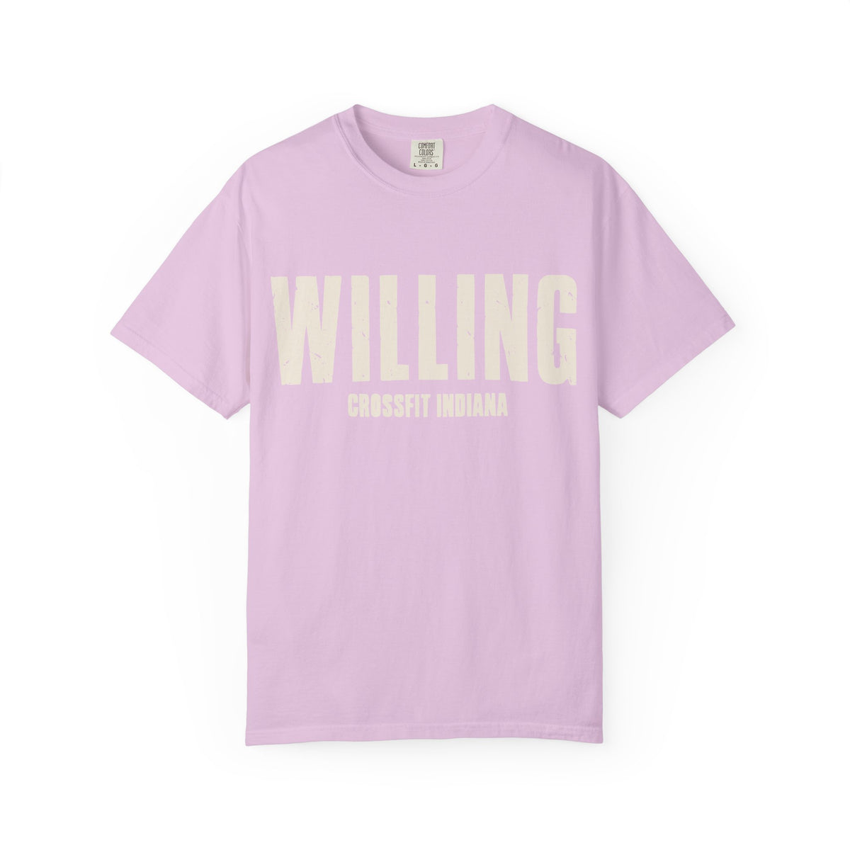 Willing To Work Faded Graphic T‑Shirt