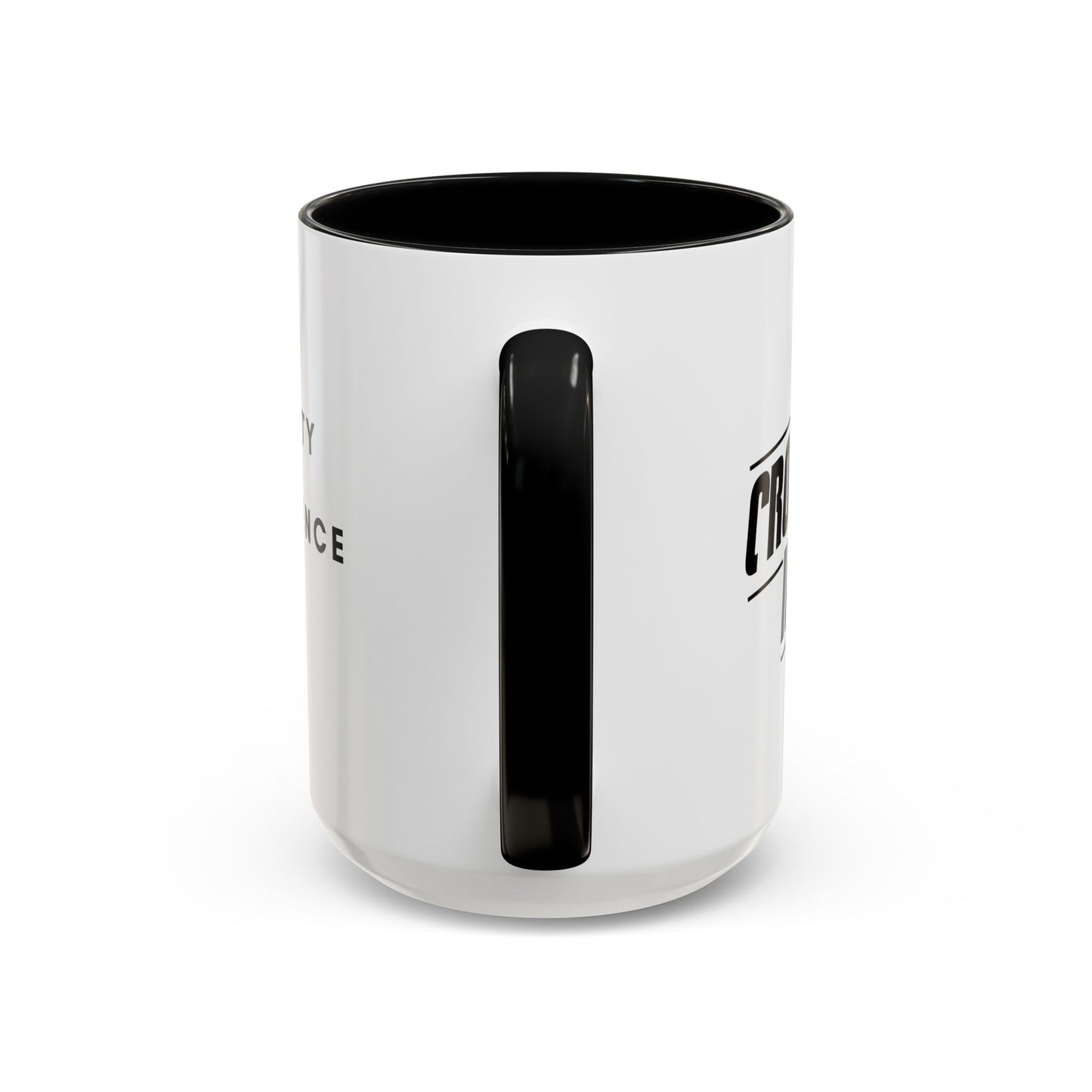 Inspirational Values Accent Coffee Mug — "Live with Integrity, Pursue Excellence, Be Humble"
