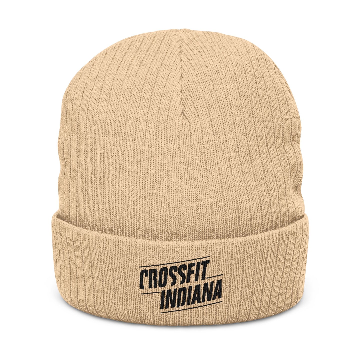 CrossFit Indiana Embroidered Ribbed Knit Beanie